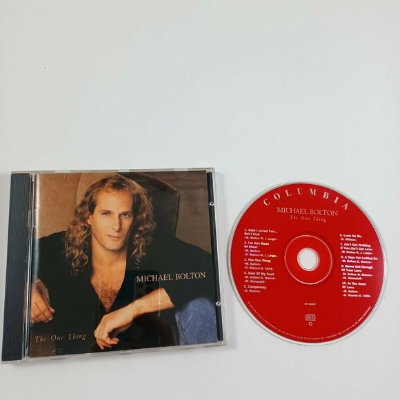 Michael Bolton The One Thing CD  -90s *MINOR WEAR - Picture 8 of 12